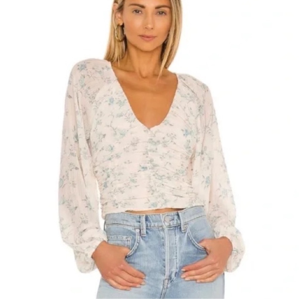 Free People V-Neck Women's Top